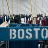 Scores of wheelchairs on hand remain unused hours after the explosions at the finish line of the Boston Marathon.