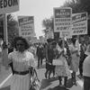 A procession during the march on Washington in 1963.