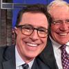Late Show selfie: Stephen Colbert and David Letterman