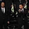Common and John Legend perform 'Glory' from 'Selma' during the 87th Annual Academy Awards at Dolby Theatre on Feb. 22, 2015 in Hollywood, California.