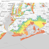 NYC Evacuation Zones during Hurricane Sandy