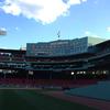 Boston's Fenway Park, as seen from the base of the famed Green Monster.
