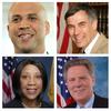 U.S. Senate hopefuls Cory Booker, Rush Holt, Sheila Oliver and Frank Pallone.