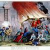 The French revolution: burning the royal carriages at the Chateau d'Eu, Feby. 24, 1848
