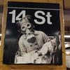 subway, art, gas mask