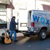 Jose Castillo of New York Public Radio picks up the instrument drive donations