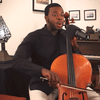 Kevin Olusola celloboxes over the Prelude from Bach's First Cello Suite.