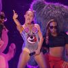Miley Cyrus's twerk-heavy medley outdid Lady Gaga's outrageous performance at the MTV Video Music Awards Sunday night.