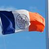 New York City flag. 