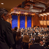 New York Philharmonic performs the 'Star-Spangled Banner' at Avery Fisher Hall in 2012