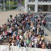 The line for a free dress rehearsal at Lincoln Center in 2012