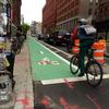 Lafayette Street, New York City's newest protected bike lane