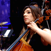 Rachel Lander, a cellist in the documentary 'Addicts Symphony'