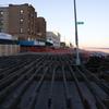 The boardwalk at Beach 116th Street in the Rockaways nearly four months after Sandy.
