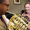 Wynton Marsalis and Sarah Willis.