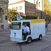 A delivery truck plays Arnold Schoenberg at USC