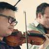 Fung Chern Hwei and Gregor Huebner of the Sirius Quartet.
