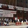 Stagehands picket Carnegie Hall on Wednesday morning