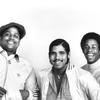 Rap pioneers the Sugar Hill Gang: Big Bank Hank, Wonder Mike and Master G.