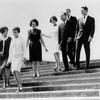 1960's portrait of the Swingle Singers (Ward Swingle is third from right)