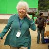 Thelma Schoonmaker on the set of “Silence”