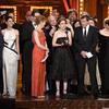 Cast and creative of 'Fun Home' accept the award for Best Musical onstage at the 2015 Tony Awards.
