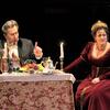 James Morris as Scarpia and Deborah Voigt in the title role of Lyric Opera of Chicago's Tosca
