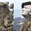 'Richard Wagner Head' in the Bavarian Forest 