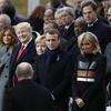 and first lady Melania Trump to attend a commemoration ceremony for Armistice Day, 100 years after the end of World War One. Nov. 11, 2018