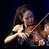 Violinist Bomsori Kim and accompanist ChangYoung Shin