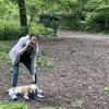 This image made from Monday, May 25, 2020, video provided by Christian Cooper shows Amy Cooper with her dog calling police at Central Park in New York. 