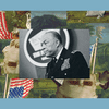 Sergeant-at-Arms William Walker addresses the media at the Pentagon. The image is set into a frame featuring The Experiment’s show art.