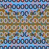 A bunch of zeroes overlayed on top of a multi-colored psychedelic backround.