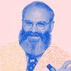 A photographed portrait of Dr. Oliver Sacks.