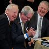 New Jersey Gov. Phil Murphy and Minnesota Gov. Tim Walz laughing together