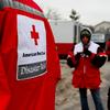 Red Cross volunteers in Breezy Point, a month after Hurricane Sandy hit the area.