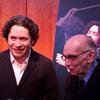 Gustavo Dudamel and José Antonio Abreu at the Musical America Awards at Lincoln Center, Dec. 6, 2012