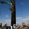 Rockaway Beach Boulevard in mid-Rockaways after Hurricane Sandy.