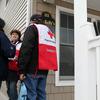 Red Cross volunteers in Breezy Point, a month after Hurricane Sandy hit the area offering metal health assistance to local residents.