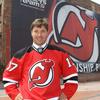 Ilya Kovalchuk of the New Jersey Devils poses for photographs following the media opportunity announcing his contract renewal at the Prudential Center on July 20, 2010 in Newark, New Jersey.