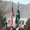 American and Pakistani flags