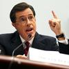 Comedian Stephen Colbert testifies during a hearing before the Immigration, Citizen