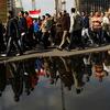  crowd of anti-government protesters in Tahrir Square on the morning of January 31, 2011 in central Cairo, Egypt