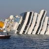 The cruise ship Costa Concordia lies stricken off the shore of the island of Giglio, on January 14, 2012.