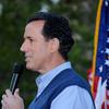 Republican presidential candidate and former U.S. Sen. Rick Santorum speaks at a town hall meeting at the Tea Party and Republicans Uniting Nevada Conservatives