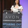 FEBRUARY 28: Avon Chairman & CEO Andrea Jung announces the winners of the Avon Communications Awards: Speaking Out About Violence Against Women at the 2nd World Conference of Women’s Shelters
