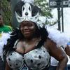 One of the revelers in the 2011 West Indian-American Day Carnival Parade.