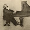 Brahms playing the piano