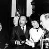 MLK receives City of NY Medal from Mayor Wagner. NYC Municip. Archives