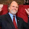 U.S. Sen. Jon Corzine gives gives thumbs up after casting his vote in Hoboken, N.J., Tuesday, Nov. 8, 2005. (AP Photo/Tim Larsen)